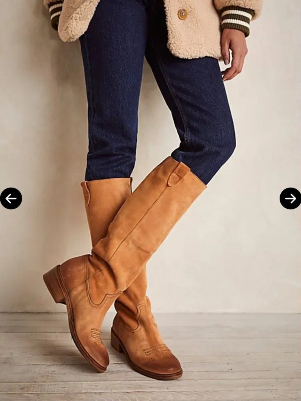 Free People Arya Riding Boot, In Taupe